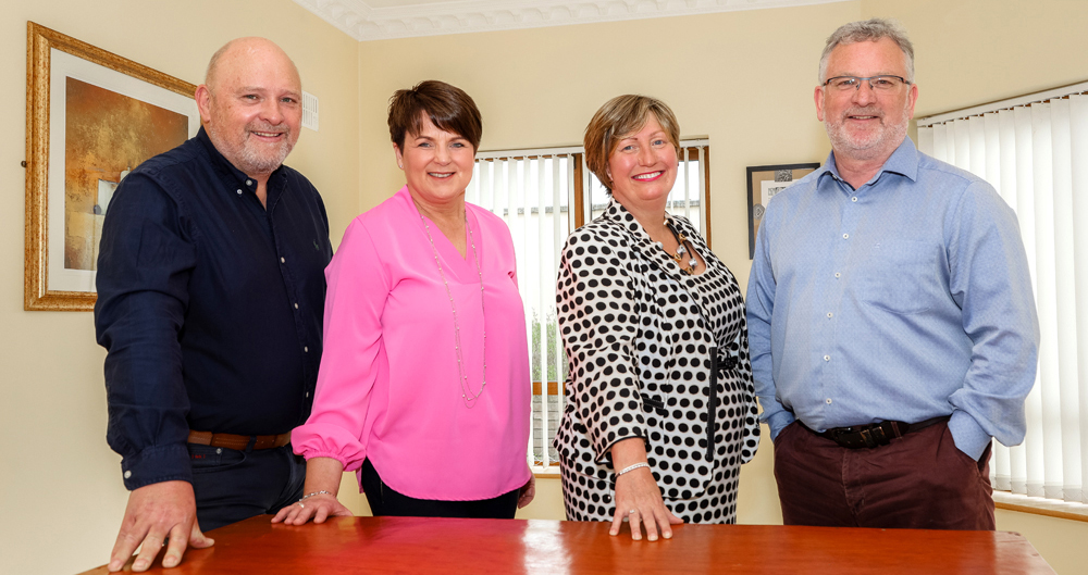 My Life owners and founders Michael and Tanya McCoy, with Director of Care Barbara Murphy and CEO Sean McCoy. My Life have announced 65 new jobs for Louth and Meath with details at mleh.ie